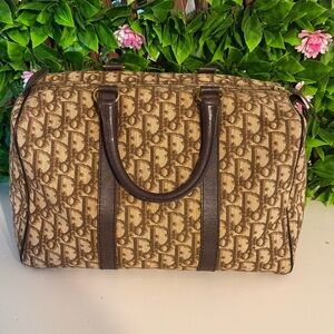 Vintage Dior Brown Boston Trotter Bag